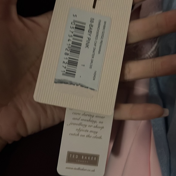 **SOLD** Ted Baker Rehanna Embroidered Dress Baby Pink size US 4 NWT (TB 1) - Picture 7 of 7